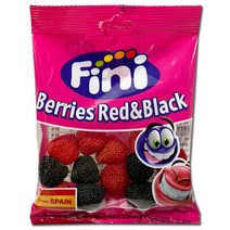 피니 라즈베리향 앤드 블랙베리향 젤리 85g 수입 젤리 간식, 12개