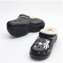 해뜰 슈슈 블링 베어 안감퍼 여성털슬리퍼 겨울 여자실내화 (7772488)