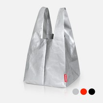 애디블 다용도 디자인 타포린 쇼핑백 (국내제작), 아트실버