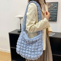 보부상 퀄티드 구름 제니가방