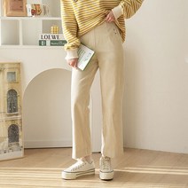 [캔마트]스티치골덴기모팬츠 C122209/세미와이드/뒷밴딩/스판