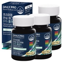 데일리프로 프리미엄 안심 마그네슘 315 플러스, 3개, 60정