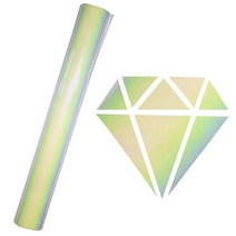 인테리어필름 도매 부드러운 금속 시트 열전달 비닐 롤 홀로그램 레이저 DIY cricut 위장 아이언 필름 HTV T 셔츠, 30cmX100cm, 08 SMT009
