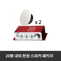 20평 내외 매장스피커 카페 매장음향 천장 매립형 실링스피커, B타입(ABS커버)