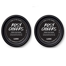 호주 LUSH 러쉬 로지 칙스 워시오프 페이스 마스크팩 Rosy Cheeks 60g 2팩