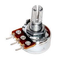 아두이노 250K Ohm 가변 저항 가변 저항기(Potentiometer) Model WH148 Nut Washer 포함 0.1%의 비밀