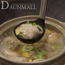 다운이 스텐레스 실리콘 국자, 1개, 블랙