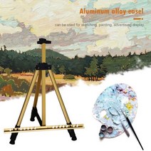드로잉책상 드로잉 미술 그림 작업대 테이블 63 휴대용 금속 이젤 조정 가능한 스케치 그리기 스탠드 아티스트 아트 용품에 대 한 알루미늄 합금 여행 삼각형