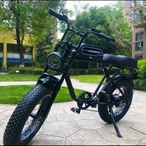 super 73 전동자전거 전기자전거 전기스쿠터 빈티지 산악 2인용 배달 다목적 오토바이, E.【전후면 충격흡수형 S2】13AH리튬배터리, 13AH