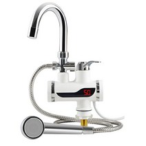 순간 전기온수기 카페 미니 온수기 설치 YOUPIN Electric Instant Shower Water Heater Hot Faucet Kitchen, 01 under bend