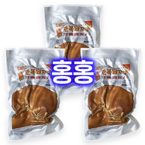 홍홍 중국식품 쫄깃한 만복돼지귀 중국 돼지귀 국내산돼지귀, 3개