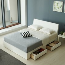 슬립스토아 심플리 수납침대 7존 벨로아 매트리스 세트 SSQ 3colors, 화이트