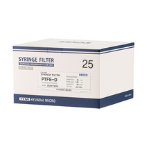 시린지 필터 Syringe Filter PTFE-D 멸균 / HM 현대마이크로, 25mm, 0.45um, 50/pk