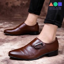 몬드스팟 3cm D 펜던트 포인트 남성 뾰족 앞코 구두 브라운(DM337)