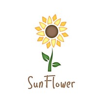 우돌아트 스텐실도안 4369 Sun플라워 해바라기 꽃스텐실도안