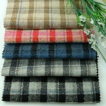 [동대문원단]스윗체크 FW 기모 직기원단 도톰도톰, 베이지