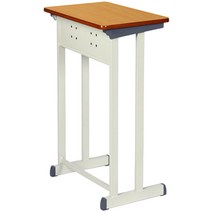 (한)입식골드타공1책상 연설대 학생용책상 학교 학원 단상 강연대 사회대 보면 교수용 교탁 스탠딩 키다리