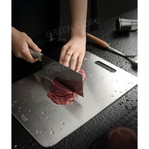 스테인레스 양면 도마 스텐 스텐도마 특대형 한일, SUS316중형항균스테인리스도마표준형미끄럼방지패드보내기