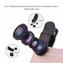 스마트폰망원렌즈 콘서트카메라 fish eye 렌즈 광각 매크로 fisheye 0.67x 광각 줌 렌즈 for iphone 12 13 pro max samsung 모든 전화 렌즈, 빨간색