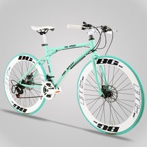 픽시 자전거 가벼운 Fixie 자전거 가변 속도 성인 학생 빨간색 고정 기어 도로 솔리드 타이어, 01 1