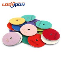다이아몬드 연마 패드 4 화강암 대리석 석재 유리 타일 용 100mm 습식 버핑 디스크 30 8000 그릿 100x4mm 새로운 1 개, One Color_3000, One Color_3000, 상세 설명 참조15