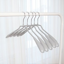 씨인크 논슬립 어깨뿔방지 옷걸이, 남성 상의 코팅 그레이, 10개