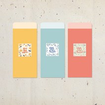 세뱃돈 봉투 명절 설날 부모님 조카 용돈 돈봉투 축하 감사 답례 축의금 돌잔치 경조사 지폐 상품권 봉투 생일 편지 입학 졸업 90매, 3종 디자인 / 각30매씩 총90매