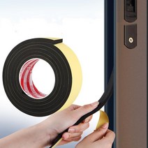 밴드 실링기 실러 10m 폼 창 씰링 스트립 방풍 방음 도어 날씨 스트리핑 방진 자체 접착 테이프 솔기, 한개옵션1, 08 5M x 15mm x 3mm