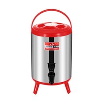 케이터링 디스펜서 보온보냉커피 커피차통 파티플래너 출장뷔페박스 홈파티음식 음료통, 16L 레드