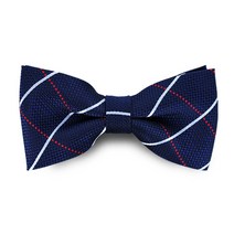 [AGH_3920606] (COLOR : NV094 Black) 네이비 라인체크 보타이 나비넥타이_NV096 소품넥타이 보타이 패션넥타이 리본타이 나비보타이