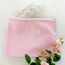요셉성물 베이비핑크 다용도 미사보 주머니 천주교 성물