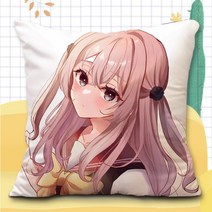 키타가와 마린 미니 등받이 허리 쿠션 그 비스크 돌은 사랑을 한다 신쥬 사쥬냐 베개 베게 바디필로우 신쥬 베로니카, U