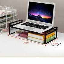 데스크탑 랙 책상 스토리지 및 정렬 선반 책상 계층화 된 단철 베이 창 머리맡 작은 책꽂이 책상, 18