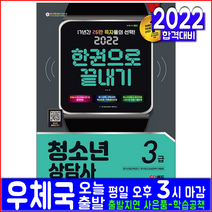 청소년상담사 3급(자격증 시험 교재 책 시대고시기획 2022 한권으로끝내기)