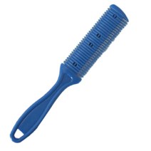 1 pc 여러 가지 빛깔의 헤어 컷 이발사 스타일링 가위 면도기 매직 블레이드 193, 푸른