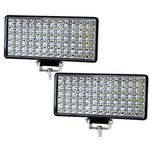 중장비 안전등 경고등 사고방지 새로운 48/36/72LED 자동차 LED 작업 빛 오토바이 트럭 4x4 4WD 오프로드, [05] Newest 2Pc 72LED