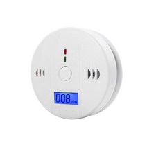 1-6 LCD CO 센서 작업 단독 85dB 사이렌 사운드 독립 일산화탄소 중독성 경고 경보 감지기 홈 주방, [01] 1PCS