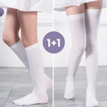 TLY799273[KN107] (2종) 1+1 썸머 골프 롱삭스 여름양말 스포츠 니삭스 양말, [니하이]화이트