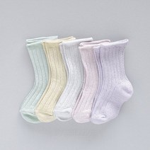 도레미 파스텔글리터롤링삭스(5P) 아동 주니어 양말