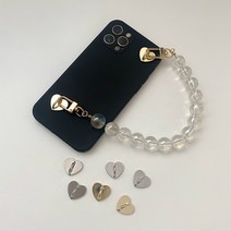 핸드폰 스트랩 연결 고리 부자재, 실버