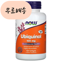 Now Foods 유비퀴놀 100m.g 120개입 빠른직구, 1개, 120개