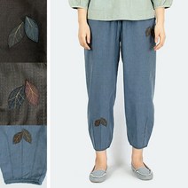 다흰2613 순면 체크바지 생활한복 개량한복 여름 여자