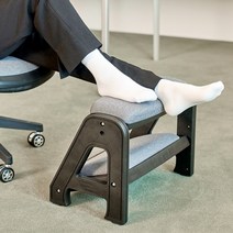 사무실 컴퓨터 게이밍 학생 공부 의자 풋쉬풋쉬 발받침대, 블랙, 블랙