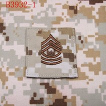 계급장 소방 경찰 군인 1+1 디지털 사막 배경 황갈색 디자인 미 육군 계급 군사 자수 패치 휘장