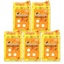 로얄 프로폴리스 캔디/목캔디/목청(8개입x5개), 레몬맛x5개