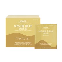 유사나 뉴트리밀 액티브 바닐라향 식물성 단백질 쉐이크 840g 60g X14포 USANA, 1개, 기본