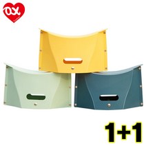 러브옥스1+1 미니 스툴 접이식의자, 1+1 이디스_블루