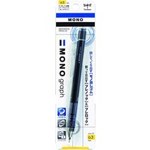 잠자리 연필 샤프 펜 모노 그래프 0.3 DPA-131B 블랙 [× 4 개]