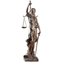 유스티티아 정의의여신상 변호사사무실 개업선물 변호사 법조인, 소형