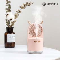 험피팬 미스트 선풍기 Y2 2IN1 가습기 USB 탁상용 가습기 캠핑 낚시, 그린